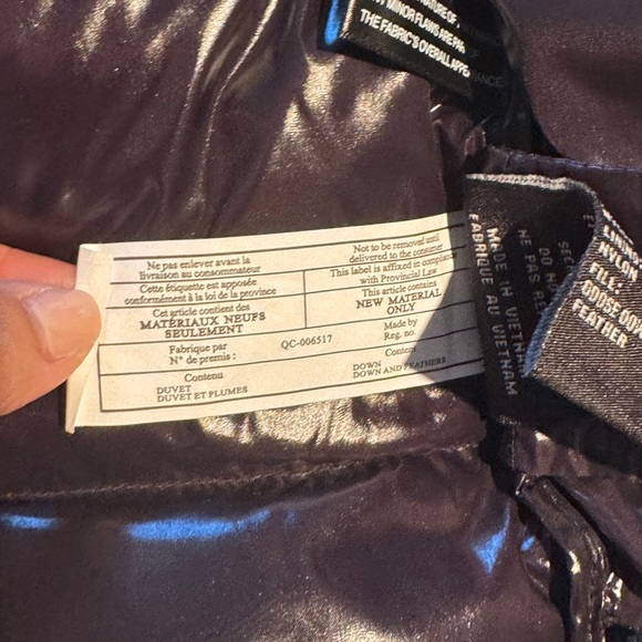 SAM New York Black Puffer Jacket Size M - Picture 5 of 5